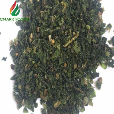 China Food Grade Air Dried Vegetables Dehydrated Cross Cut Green Beans 5*5mm GMO Free for sale