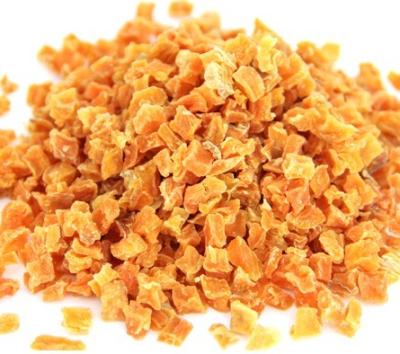 China 5*5mm Air Dried Vegetables Dried Sweet Potato Original Flavor Orange Color for sale