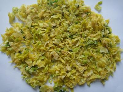 China Air Dried Vegetables Dehydrated Cabbage Flakes Max 8% Moisture Typical Flavor for sale