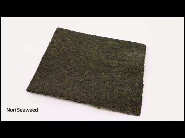 Nutritious Dark Green Roasted Seaweed Nori For Wrap Food