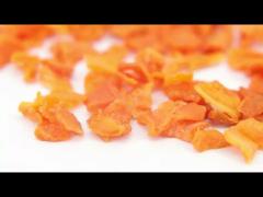 Dehydrated Carrot Chips Orange Red Dried Carrot Chips Low Sugar