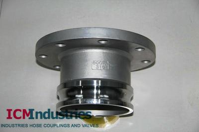 China Stainless Steel flanged camlock couping FLA ( Flange x Adaptor) for sale