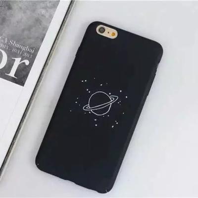 China Scrub Hard PC Minimalist Planets Back Cover Cell Phone Case For iPhone 7 6s Plus for sale
