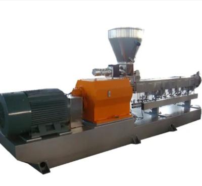 China PA66 PVC Conical Twin Screw Extruder Low noise Low Power Consumption for sale