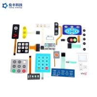 Chine Le métal couvre d'un dôme boutons mats de commutateur de clavier de membrane/brillants faits sur commande à vendre