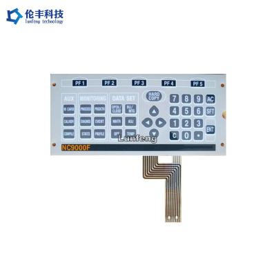 China Poly Membrane Switch Keyboard Custom Made 3M9448 Rear Adhesive for sale
