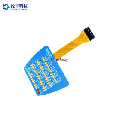 China 3M 468 Adhesive PET Membrane Switch Custom Matte Surface Look for sale