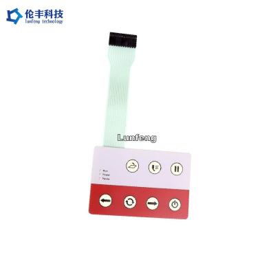 China Cor personalizada de Pantone do serviço do OEM do interruptor de membrana do luminoso à venda