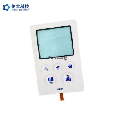 China Electronics Customized Metal Dome Membrane Switch With Flexible Cable for sale