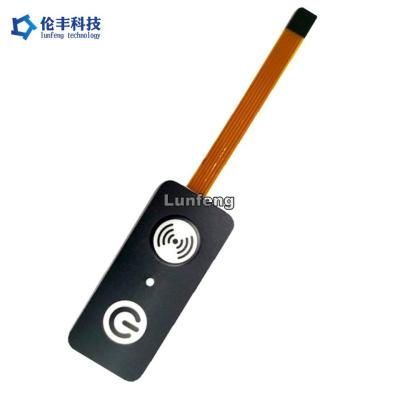 China 3M468 Rear Adhesive FPC LED Membrane Switch Good Sealing 1.0mm Pitch for sale