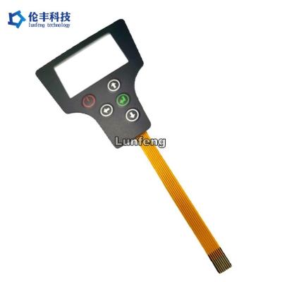 China o ANIMAL DE ESTIMAÇÃO F150 de 0.15mm personalizou o interruptor de membrana de FPC com a extremidade de 1.0mm Zif à venda