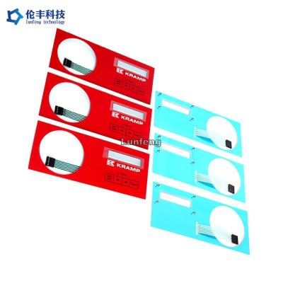 China Capa del color del telclado numérico RAL del interruptor de membrana del botón de Custume en venta