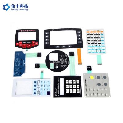 China PET Metal Dome Membrane Switch , Custom Membrane Switch Keyboard for sale