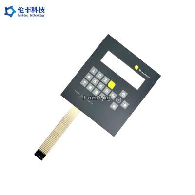 Китай Лоснистая поверхностная кнопочная панель переключателя мембраны, плоская панель переключателя мембраны продается