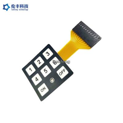China FPC PET Membrane Switch , OEM ODM Membrane Keyboard Switch for sale