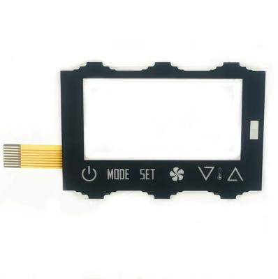 China LED Plastic  Membrane PET Switch With EL Type Silk Screen Printing for sale