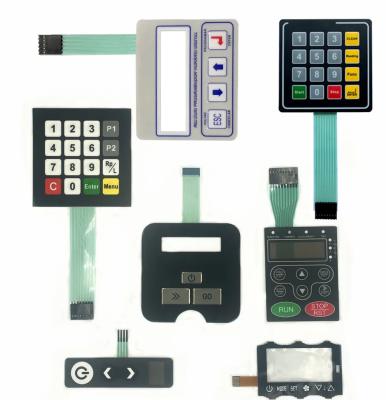 China IP67 Waterproof Metal Dome Membrane Switch With FPC Circuit Cable for sale