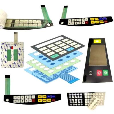 China PET Material Thin Film Membrane Switch Customized Size ISO9001 for sale