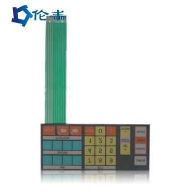 China 50mA - 100mA Flat Membrane Keypad Switch Storage Temperature-30℃~+80℃ for sale