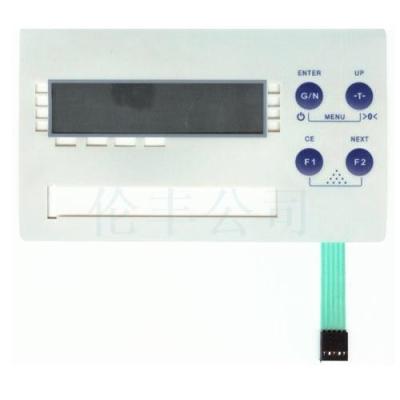 China Frosted Membrane Keypad Overlay Facade For High Performance Applications for sale