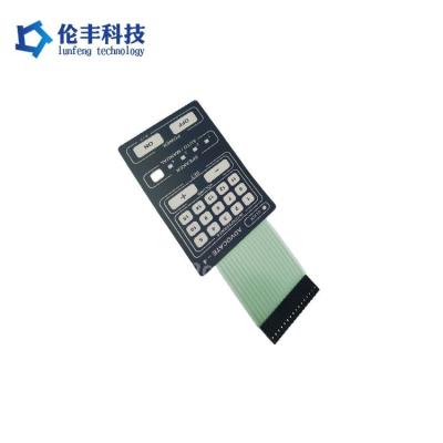 China Interruptor de membrana de plástico com produtividade aprimorada e tecnologia de serigrafia à venda