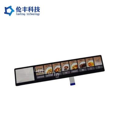 China Teclado de membrana plana com código de cor Pantone personalizado para desempenho e design, para material PET/PC/PVC à venda