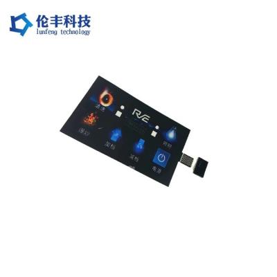 中国 赤色LEDと長寿命性能を備えたカスタマイズされたPET LEDメンブレンキーパッド 販売のため