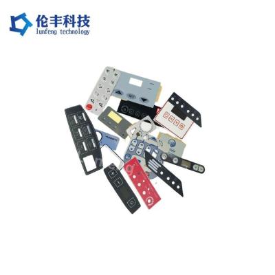 China Teclado de membrana impermeável personalizado com adesivos 3M e impressão de tela de seda IP66 IP67 à venda