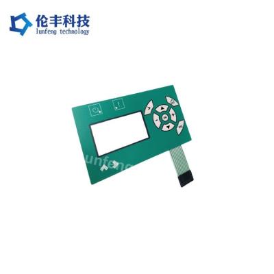 중국 맞춤형 멤브레인 키패드 오버레이, 두께 0.125mm-0.8mm 판매용