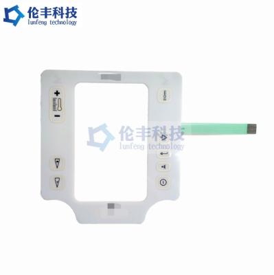 China LCD-taktilfenster HAUSTIER Membranschalter 3M9448 3M9080 nicht flaches zu verkaufen