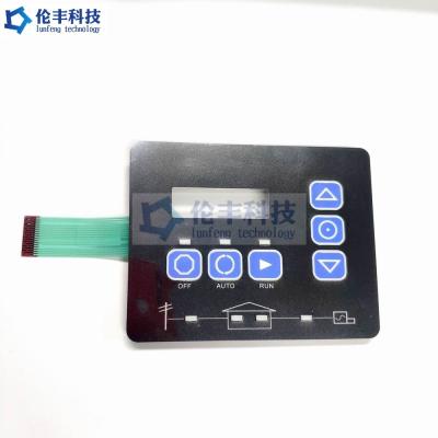China Interruptores de membrana flexíveis impermeáveis táteis do diodo emissor de luz 3M468 do PVC do PC do teclado numérico da membrana do diodo emissor de luz à venda