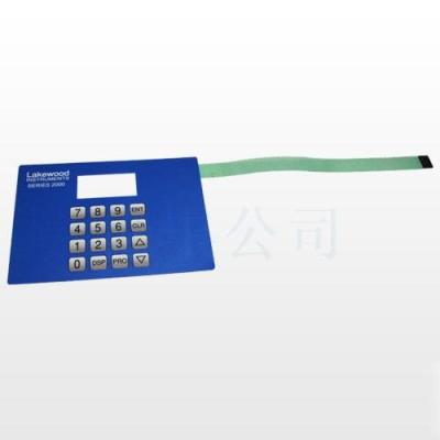 China Teclado plano no táctil del interruptor de membrana del panel 3M467 del botón de la membrana en venta