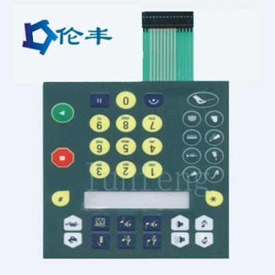 China Cor feita sob encomenda impermeável 3M Adhesive do teclado numérico RAL dos interruptores de membrana à venda