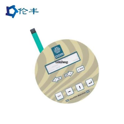 China Flat Membrane Switch Overlay Matte Metal Dome Touch Panel Overlay for sale