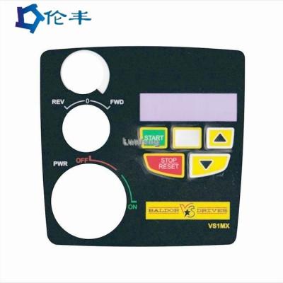 China PET PC PVC Graphic Panel Overlay LCD 3M467 Custom Industrial Control Panels for sale