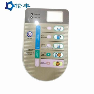 China Graphic Front Panel Overlay LED LCD Window Membrane Push Button Switch for sale