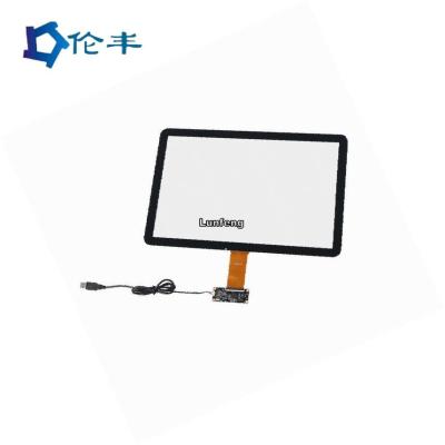 Китай UART запроектировал емкостный верхний слой экрана касания 17,3 дюйма USB I2C продается