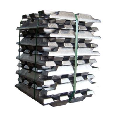 China Al Pure Aluminium Ingot Billet Metal Material A7 A8 A9 99.9% 99.8% 99.7%  98% for sale