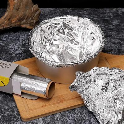 China Silver Food Grade Aluminum Roll Foil Customized Odorless For Catering for sale