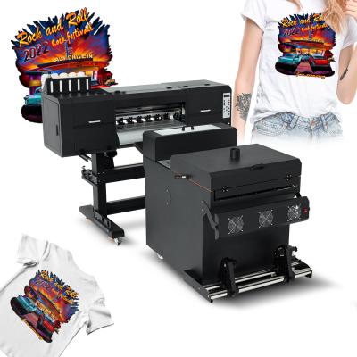 China 33cm 60cm XP600 I3200 DTF Printer A1 24inch Powder Shaker Oven Printing Press Machine for sale