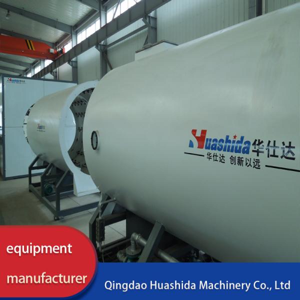 Quality Gas / Oil / Water Pipeline Pre Insulated Pipe Production Line 35m for sale