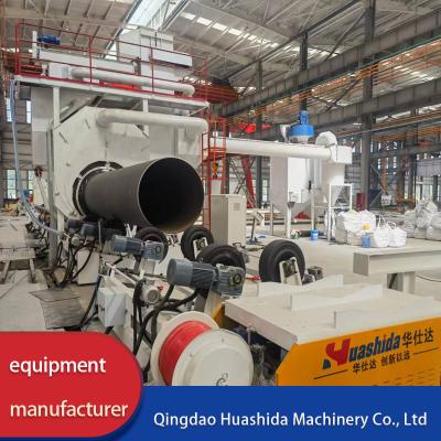 Chine Polyuréthane mousse de pulvérisation en HDPE gilet de protection de remontage équipement de tuyaux en acier pré-isolés à vendre
