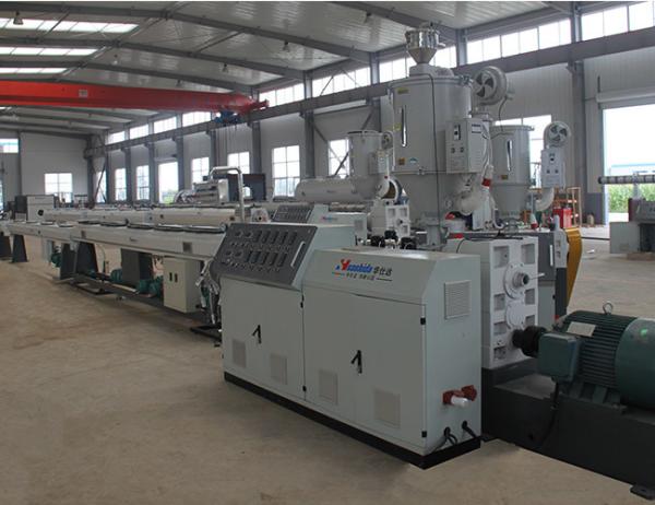 Quality 2 Caterpillar 20-63mm HDPE Pipe Extrusion Line Machine 45kw for sale