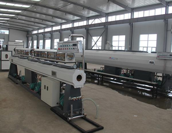 Quality 2 Caterpillar 20-63mm HDPE Pipe Extrusion Line Machine 45kw for sale