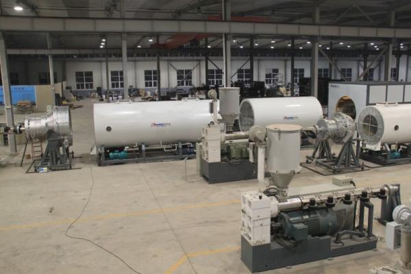 Quality 800kg/H HDPE Jacket Pipe Extrusion Line For Pre Insulated Pipe for sale