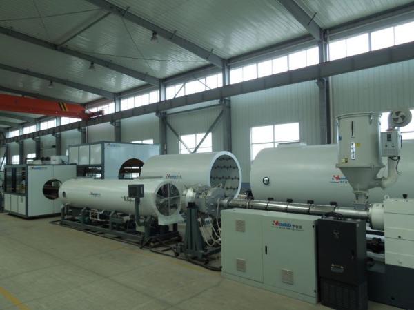 Quality 440kw HDPE Jacket Extrusion Line For PU Foaming Pre Insulated Pipe for sale