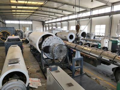 China 1000m/h HDPE Shell / HDPE Pipe Extrusion Line For Pre Insulated Pipe for sale