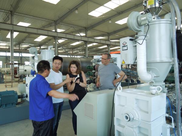 Quality Three Calender Plastic Sheet Board Extrusion Line PLC Control for sale