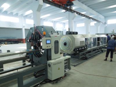 China Electric Heating Hollow Wall Corrugated Pipe Extrusion Line 100-1000kg/H for sale