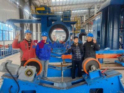 China Máquinas de recubrimiento 3lpe y de recubrimiento interno FBE para tuberías en espiral de acero Fácil de instalar en venta
